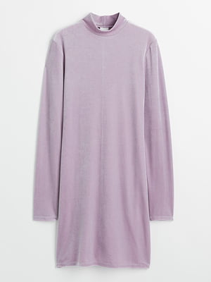 Сукня велюрова світло-фіолетова | 6568036