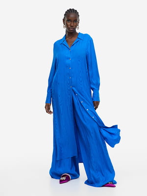 Платье-рубашка синее | 6568040