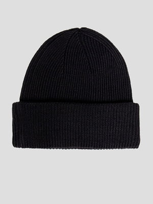 Чорна шапка з логотипом | 6568580