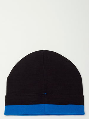 Чорна шапка з логотипом | 6568636