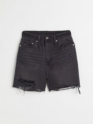 Шорти джинсові темно-сірі | 6569325