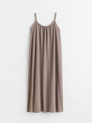 Сукня А-силуету коричнева | 6569445