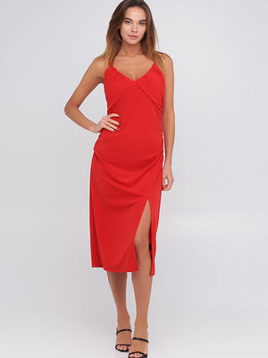 Сукня у білизняному стилі червона | 6569464