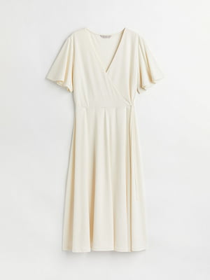 Сукня А-силуету молочного кольору | 6569505