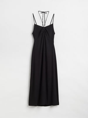 Платье А-силуэта черное | 6569551