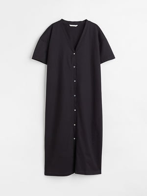 Платье-рубашка черное | 6569556