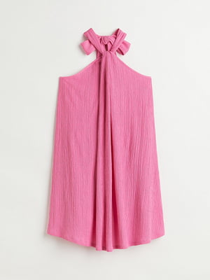 Платье А-силуэта розовое | 6569565