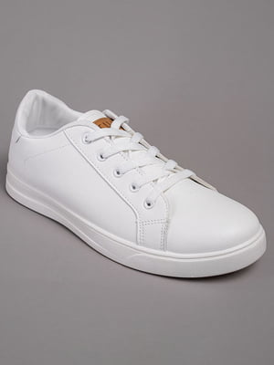 Лаконічні кросівки білого кольору | 6570372