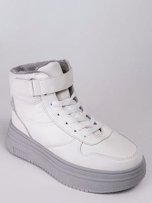 Зимові високі кросівки білого кольору | 6570417