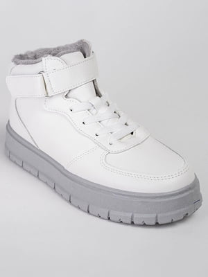 Зимові високі кросівки білого кольору | 6570437