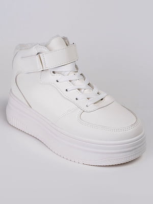 Зимові високі кросівки білого кольору | 6570445