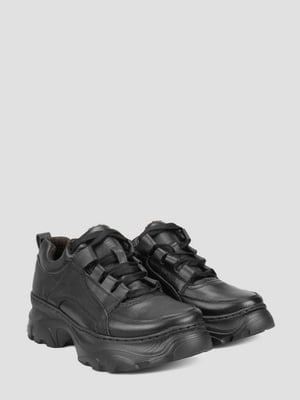 Кросівки шкіряні чорні | 6570585