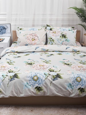 Комплект постельного белья RANFORCE ELITE «Roses» двуспальный: пододеяльник (175х210 см), наволочки (2х50х70 см) | 6571018
