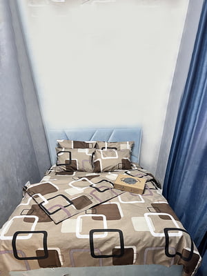 Комплект постельного белья Микросатин Premium «Gina» евро: пододеяльник: 200х220 см, наволочки: 2х50х70 см | 6572965
