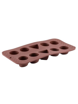 Форма силіконова для виливки шоколадних фігур (21х10 см) | 6575411