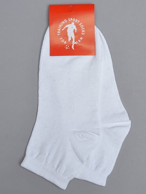 Шкарпетки короткі білого кольору | 6577264