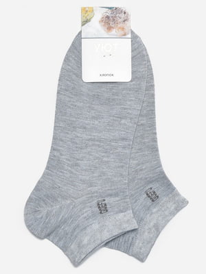 Шкарпетки короткі сірого кольору | 6577275
