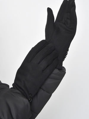 Перчатки на меху черного цвет | 6577733