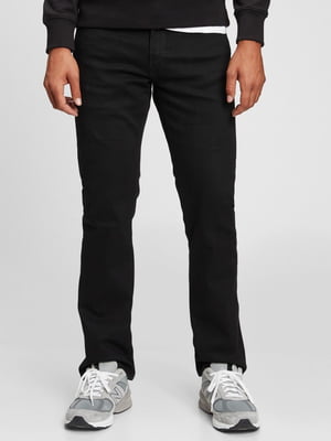 Классические джинсы черного цвета | 6581303