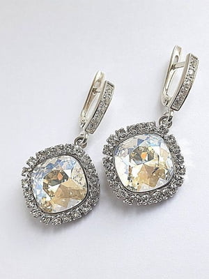 Розкішні сережки з кристалами Сваровськи | 6583192