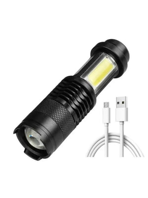 Міні ліхтарик із вбудованим акумулятором | 6583654