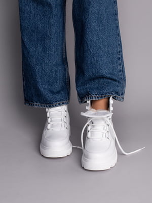 Ботинки кожаные белые | 6573897