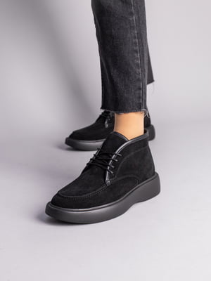 Ботинки замшевые черные | 6573992