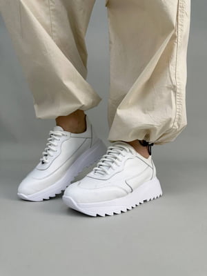 Кросівки шкіряні білі | 6574122