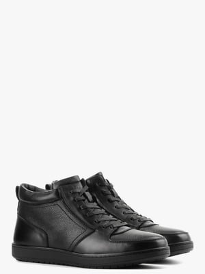 Ботинки черные кожаные | 6583818