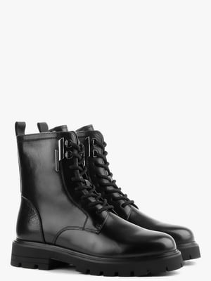 Ботинки черные кожаные | 6583867