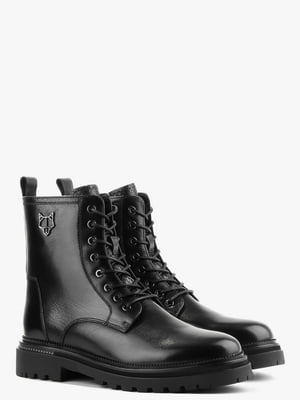 Ботинки черные кожаные | 6583868