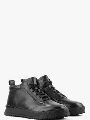 Ботинки черные кожаные | 6583915