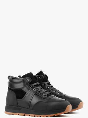 Ботинки черные кожаные | 6583925