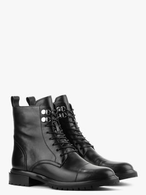 Ботинки черные кожаные | 6583941