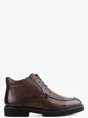 Ботинки коричневые кожаные | 6584012