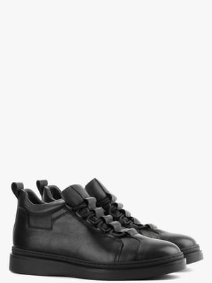 Ботинки черные кожаные | 6584017