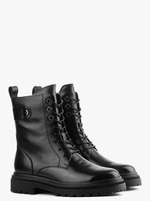 Ботинки черные кожаные | 6584039