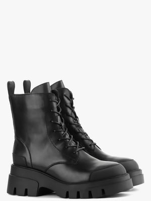 Ботинки черные кожаные | 6584004