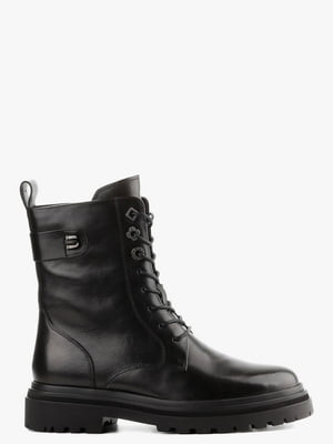 Ботинки черные кожаные | 6584014