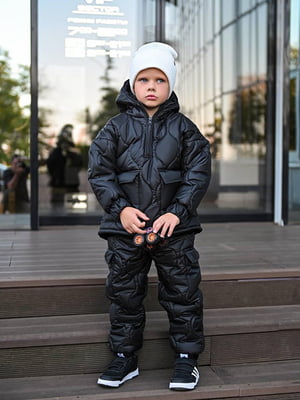 Дитячий зимовий костюм стеганий на флісі: куртка і штани  | 6584586