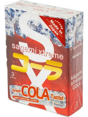 Презервативи Xtreme Cola з ароматом коли (3 шт.) | 6590825