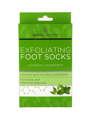 Пілінгові шкарпетки для ніг Tea Tree & Peppermint (1 пара) | 6604335