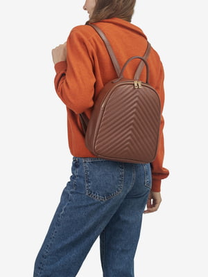 Рюкзак кожаный Backpack  коньячного цвета | 6605401