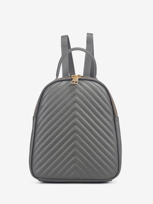 Рюкзак шкіряний Backpack темно-сірий | 6605402