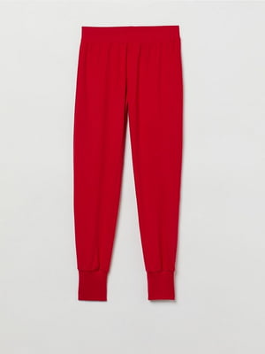 Брюки пижамные красные | 6605523