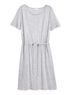 Сукня-футболка світло-сіра | 6605699