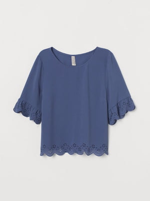 Блуза сіро-блакитна | 6586967
