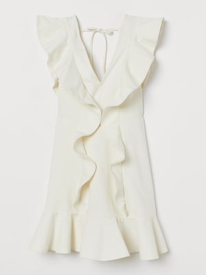 Платье А-силуэта белое | 6587097