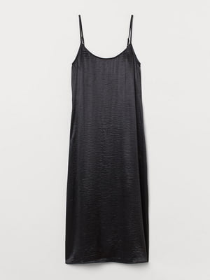 Сукня у білизняному стилі чорна | 6587152