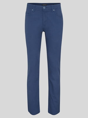 Легкі літні штани синього кольору | 6587997
